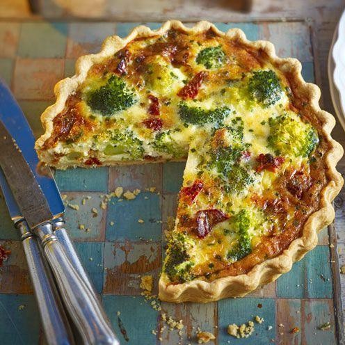 Broccoli and Sun-Dried Tomato Quiche