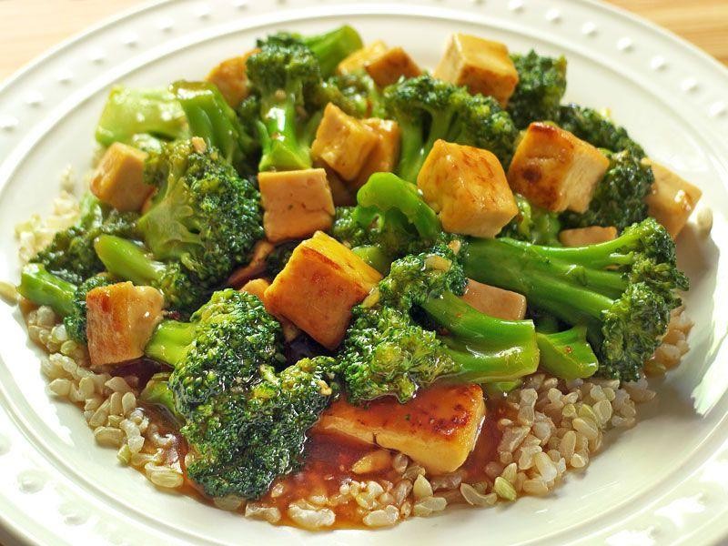 Broccoli and Tofu in Oyster Sauce