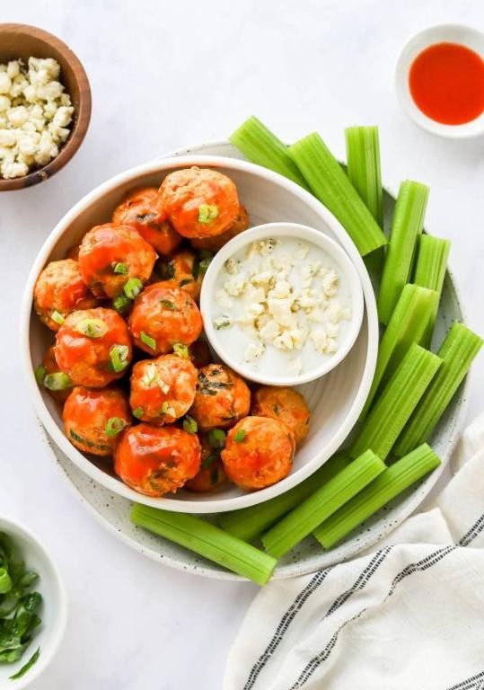 Buffalo Chicken Meatballs