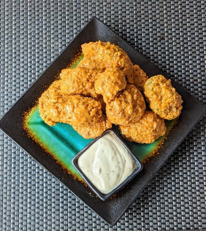 Buffalo Style Air Fryer Broccoli