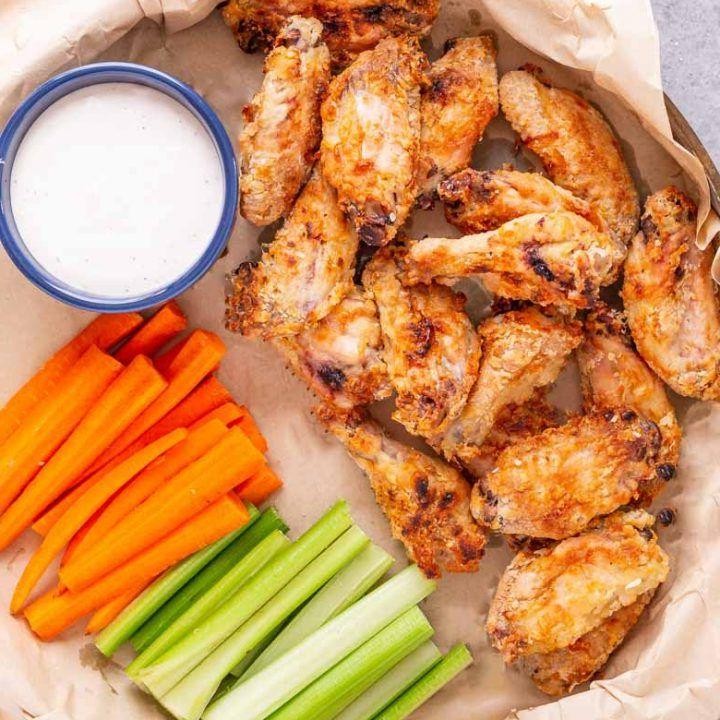 Buffalo Style Salt and Vinegar Chicken Wings