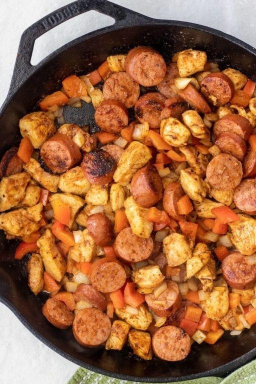 Cajun Chicken and Sausage Skillet