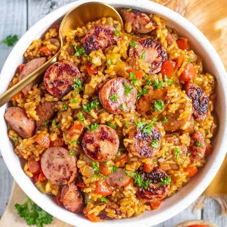 Cajun Dirty Rice with Sausage