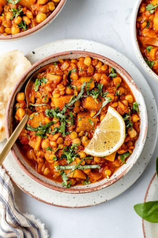 Calabaza Squash and Lentil Stew