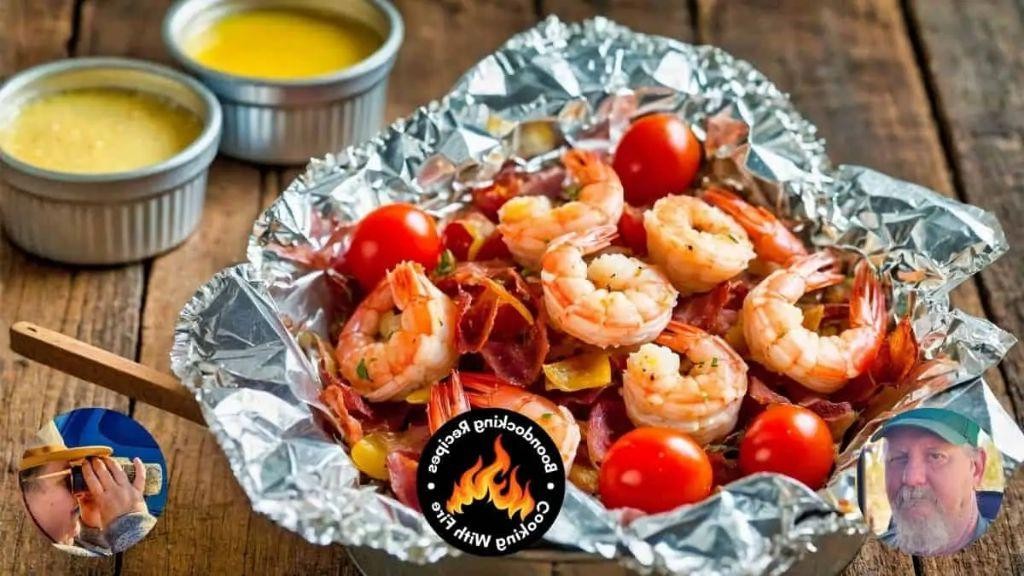 Campfire Foil Packet Garlic Butter Shrimp