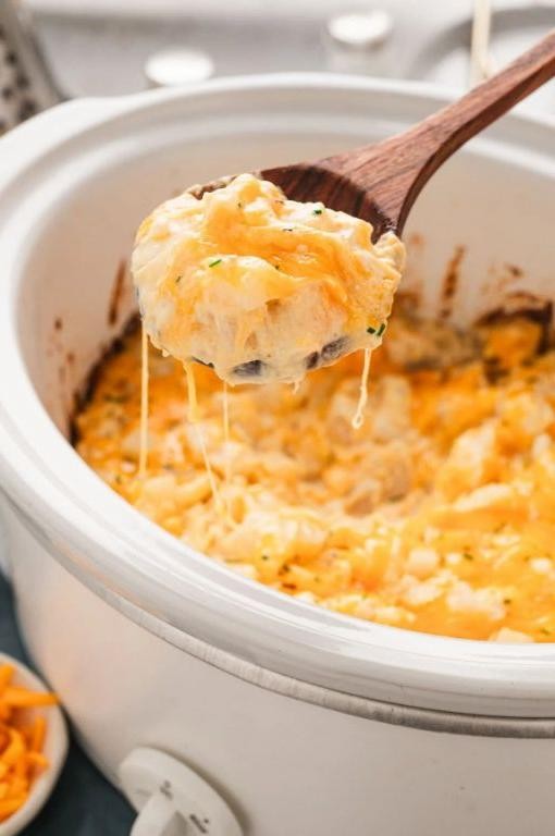 Can Cooker Cheesy Potato Casserole