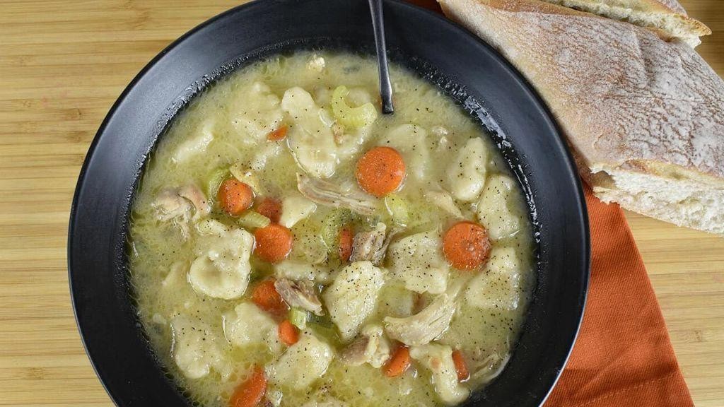 Can Cooker Chicken and Dumplings