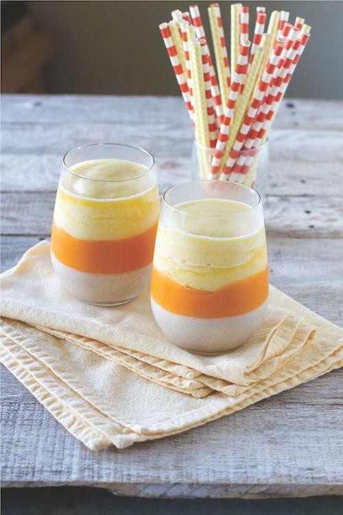 Candy Corn Layered Smoothie