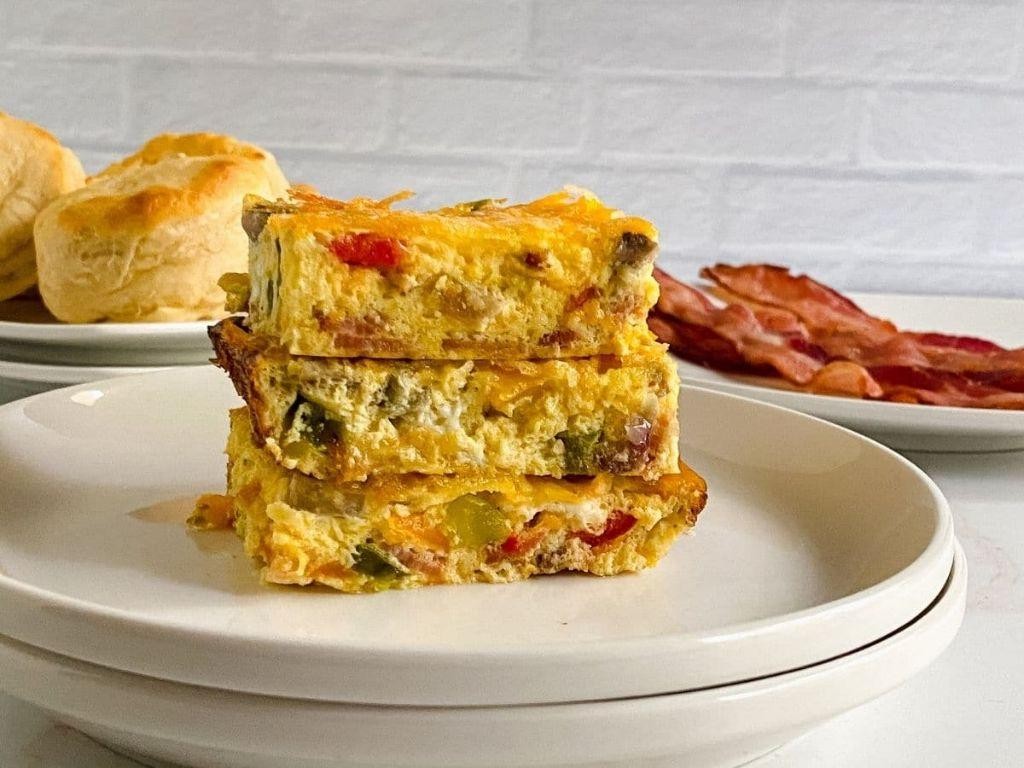Canned Cabbage and Bacon Frittata