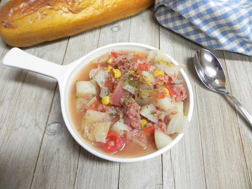 Canned Cabbage and Beef Stew