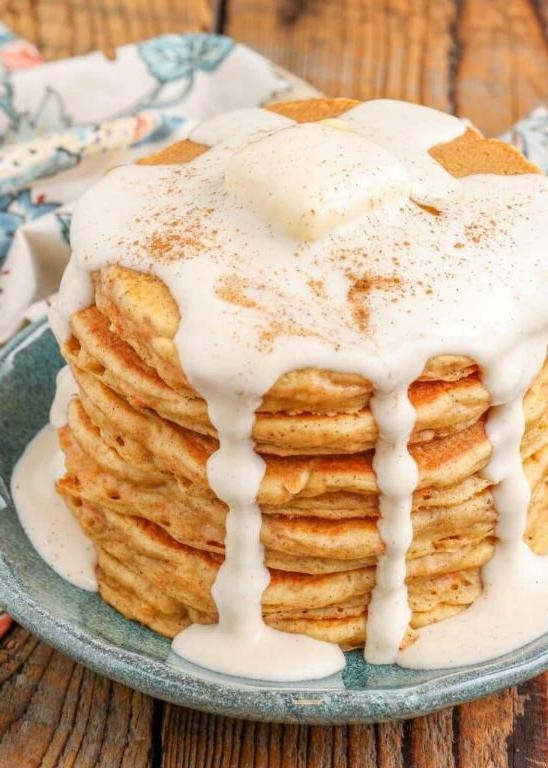 Canned Carrot Pancakes with Maple Syrup