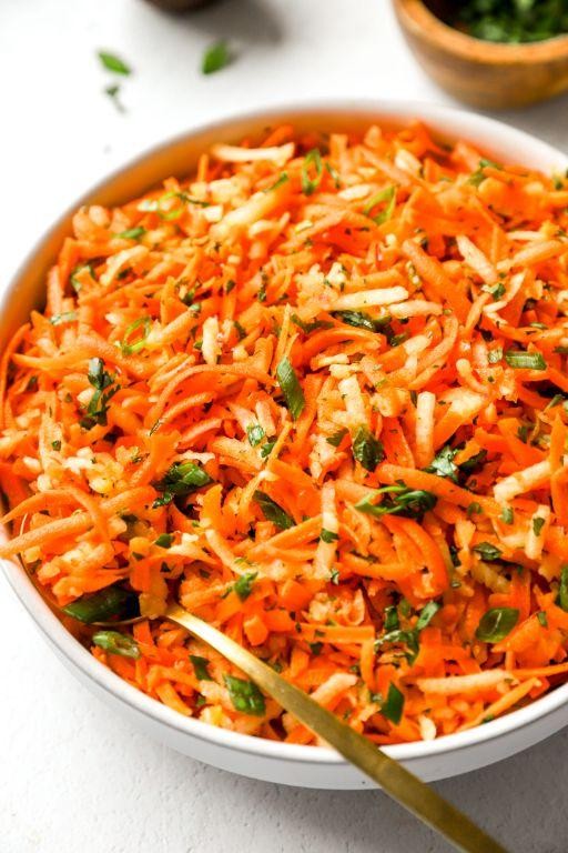 Canned Carrot and Apple Slaw