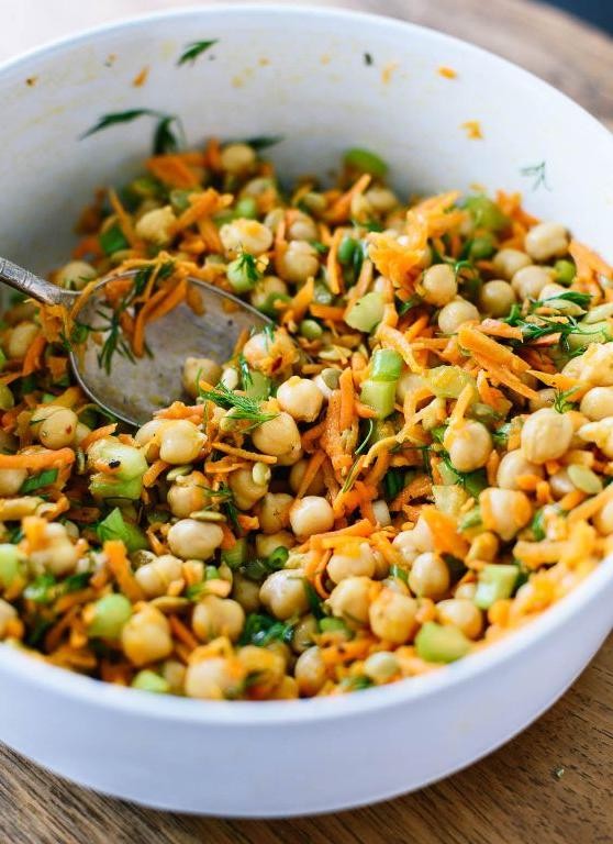Canned Carrot and Chickpea Salad