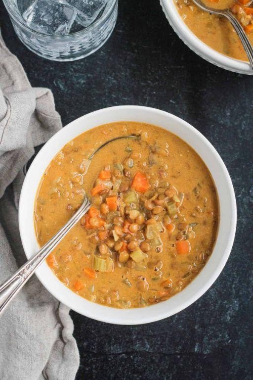 Canned Carrot and Lentil Curry