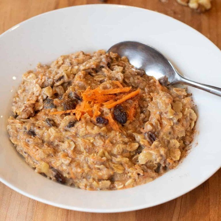 Canned Carrot and Raisin Oatmeal
