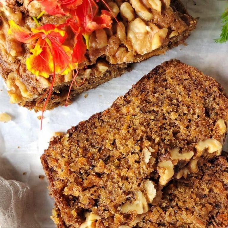 Canned Carrot and Walnut Bread