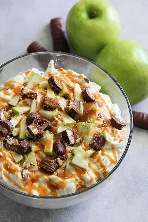 Caramel Apple Jello Pudding with Cool Whip