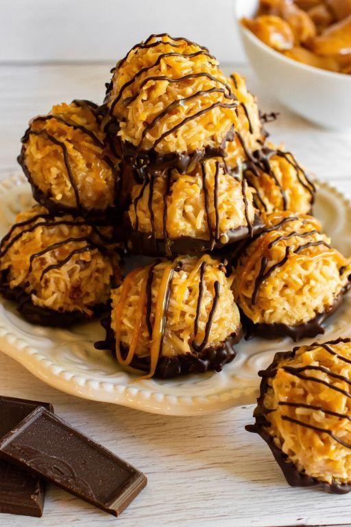 Caramel Bits Coconut Macaroons