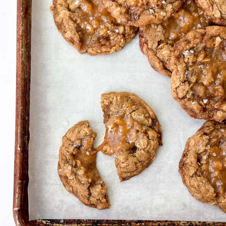Caramel Bits Oatmeal Cookies