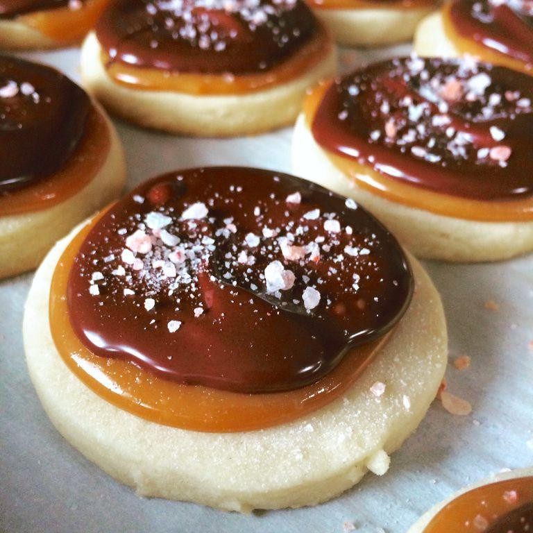 Caramel Bits Shortbread Cookies