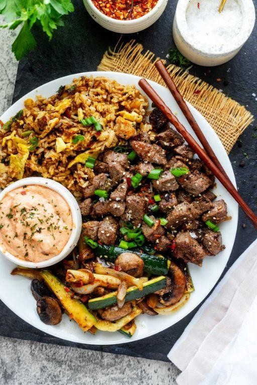 Caramelized Onion Hibachi Steak