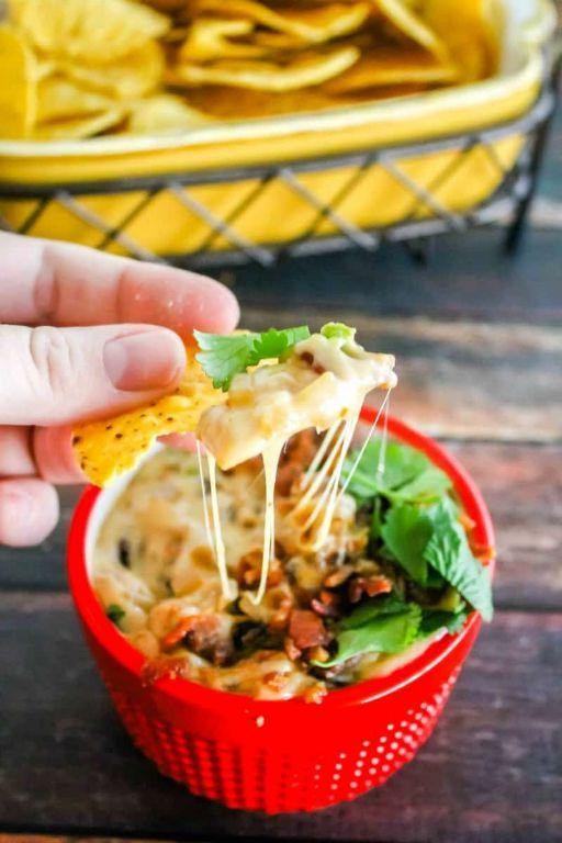 Caramelized Onion Queso Flameado