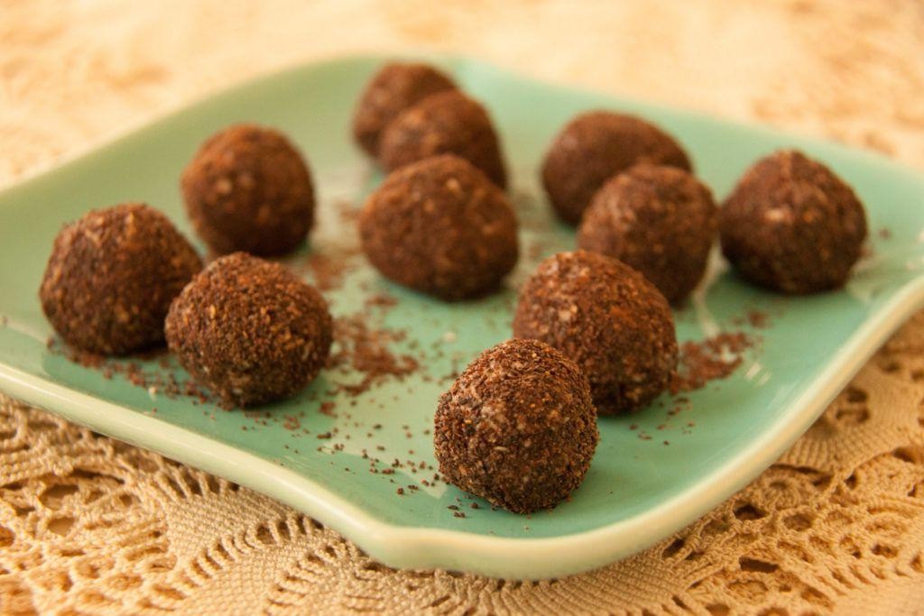 Carob Powder Coconut Truffles