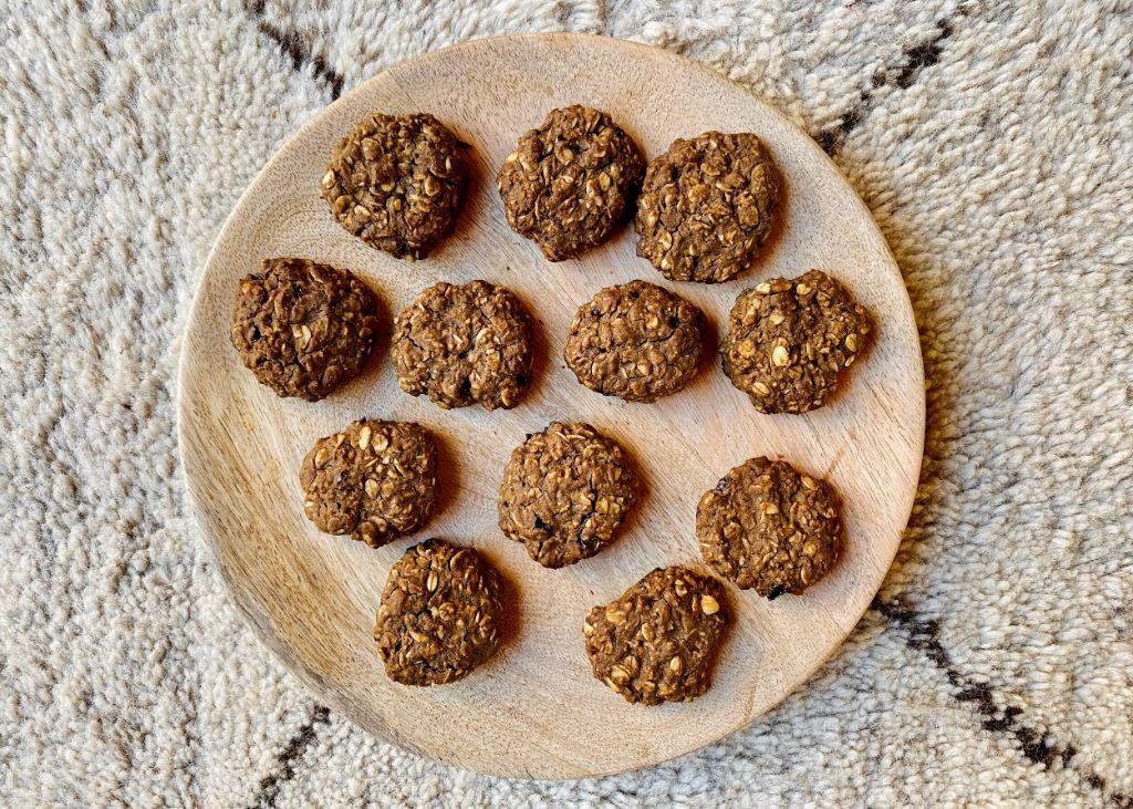Carob Powder Oatmeal Cookies