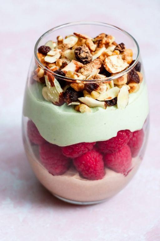 Carob Powder Yogurt Parfait