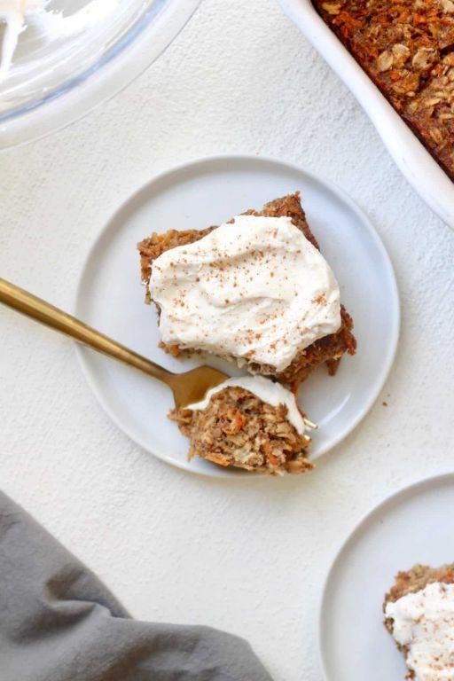 Carrot Cake Baked Oatmeal