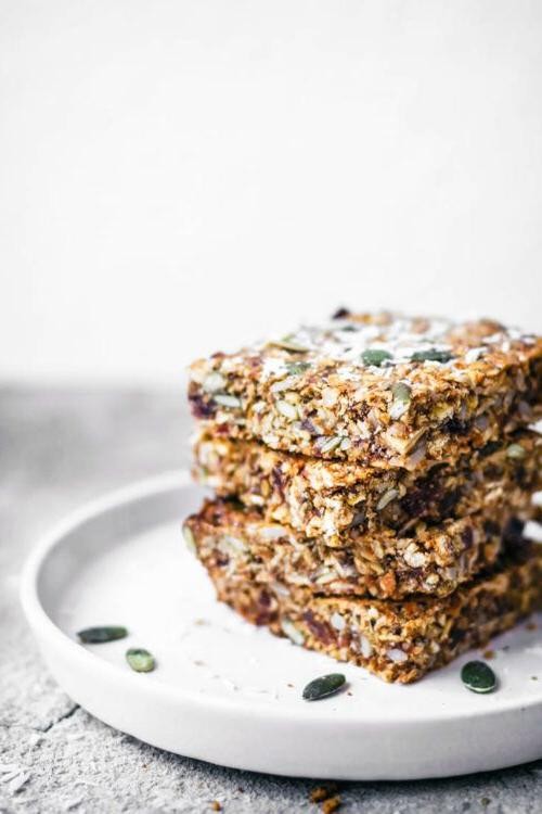 Carrot Cake Chia Seed Bars