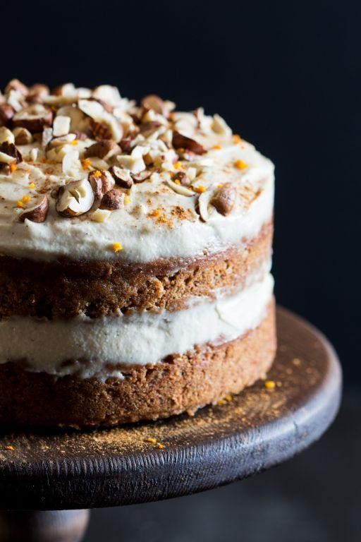 Carrot Cake with Cashew Cream Frosting