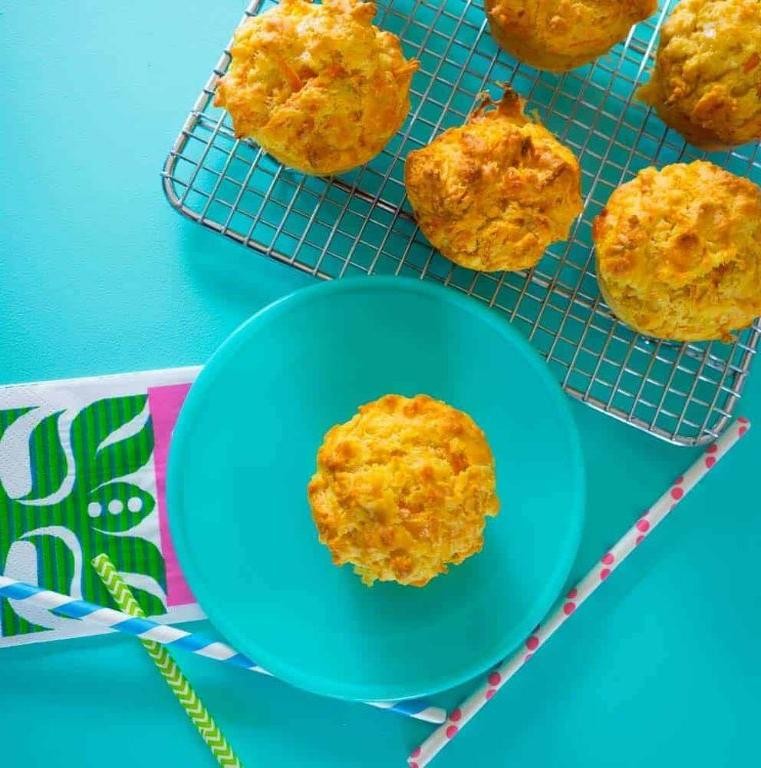 Carrot and Cheese Muffins