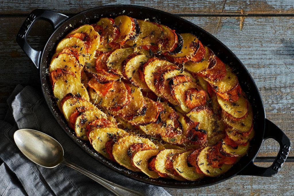 Carrot and Potato Gratin