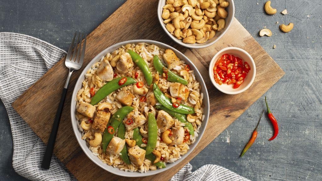 Cashew Chicken Fried Rice