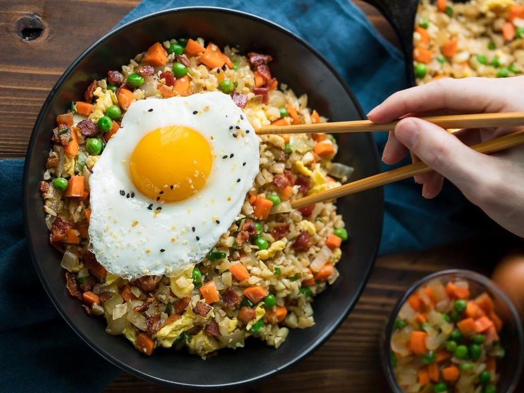 Cauliflower Fried Rice Breakfast Bowl