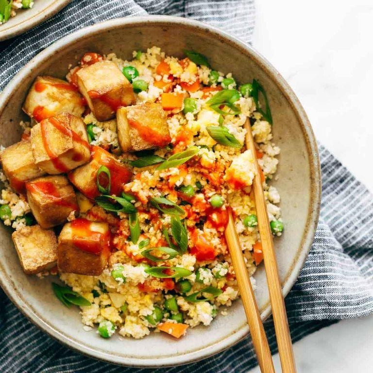 Cauliflower Fried Rice with Tofu