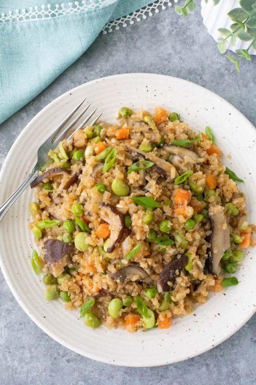 Cauliflower Mushroom Fried Rice