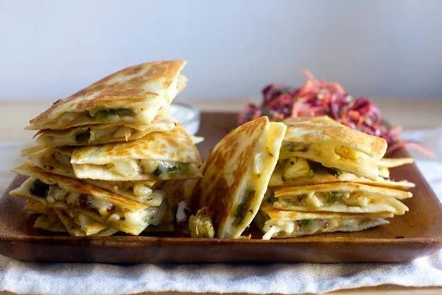 Cauliflower and Cheese Quesadillas