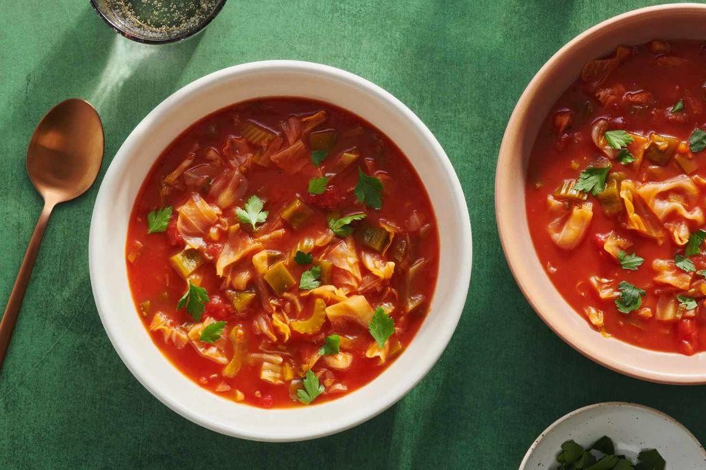 Celery and Parsley Sacred Heart Diet Soup