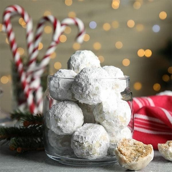 Chai Spice Snowball Cookies