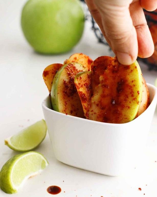 Chamoy Dipped Apple Slices