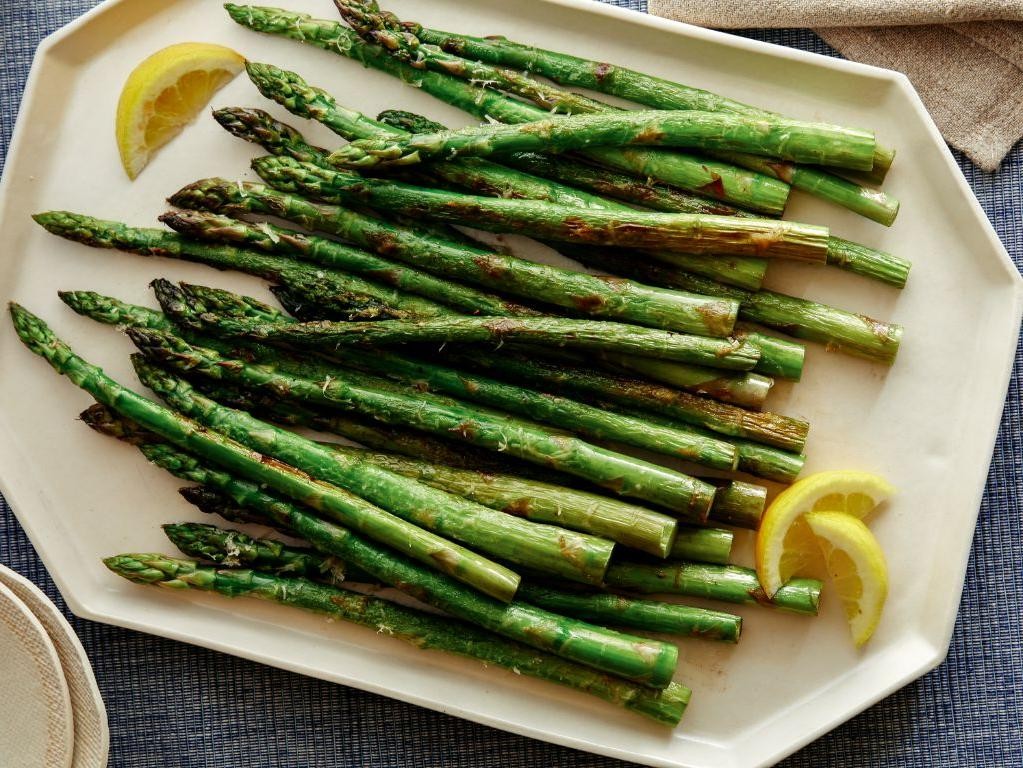 Charred Wood-Oven Asparagus with Parmesan
