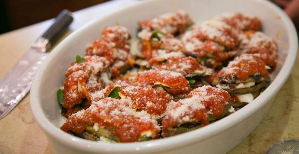 Charred Wood-Oven Eggplant Parmesan