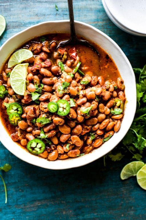 Charro Beans with Cilantro and Lime