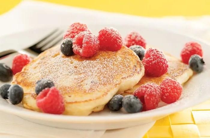 Cheerios Blueberry Pancakes