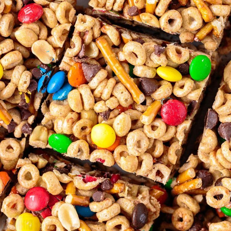 Cheerios Trail Mix Bars