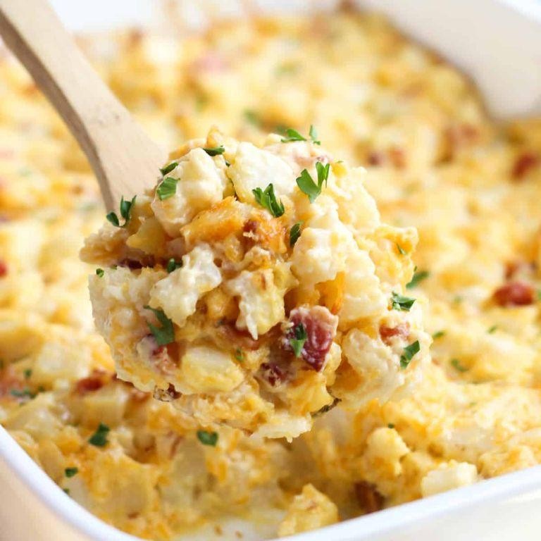 Cheesy Bacon Potato Casserole