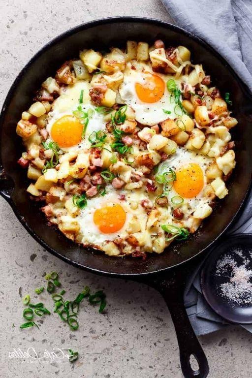 Cheesy Bacon and Egg Tray Bake