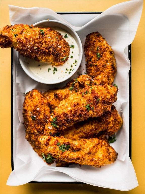 Cheesy Baked Chicken Tenders